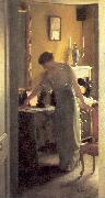 Paxton, William McGregor The Other Room Sweden oil painting reproduction